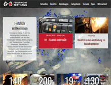 Tablet Screenshot of feuerwehr-tettnang.de